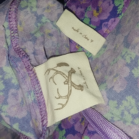 Spell designs wildflower slinky skirt violet M HTF - Picture 10 of 12